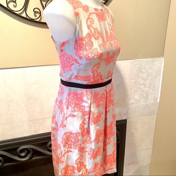 Loft Women’s Sleeveless Damask Classic Dress 0P - Picture 9 of 16